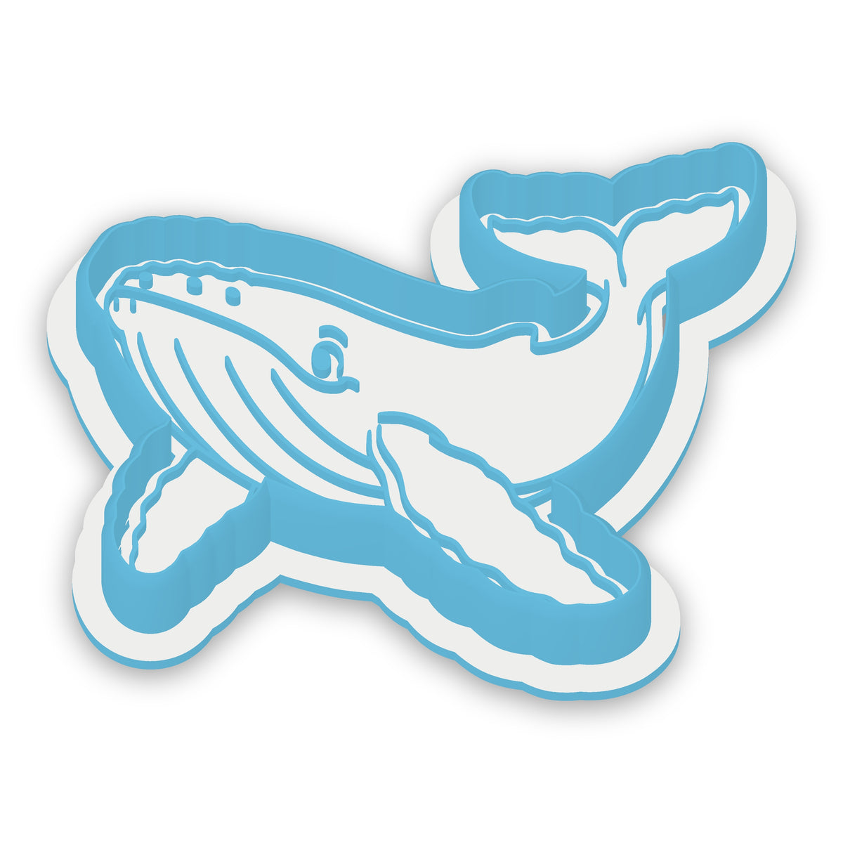 Humpback Whale assembled cutter and embosser