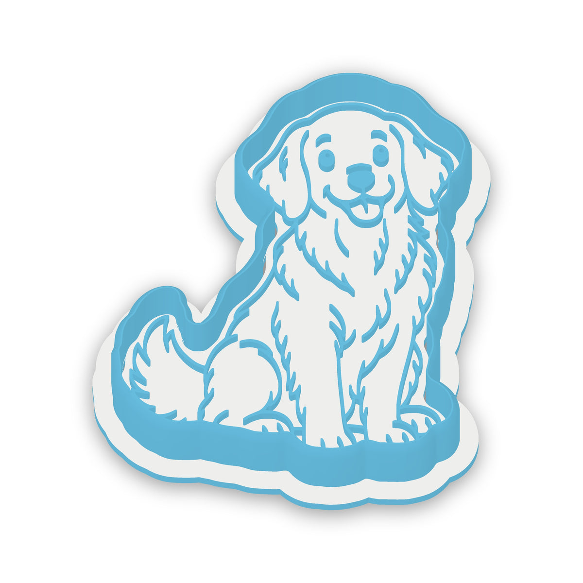 Golden Retriever assembled cutter and embosser