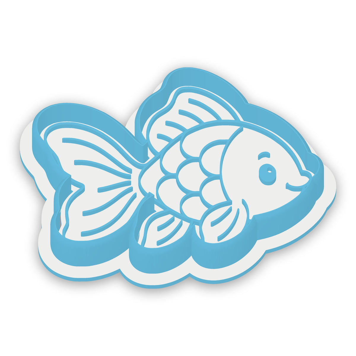 Goldfish assembled cutter and embosser