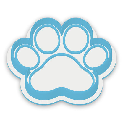 Paw Print assembled cutter and embosser