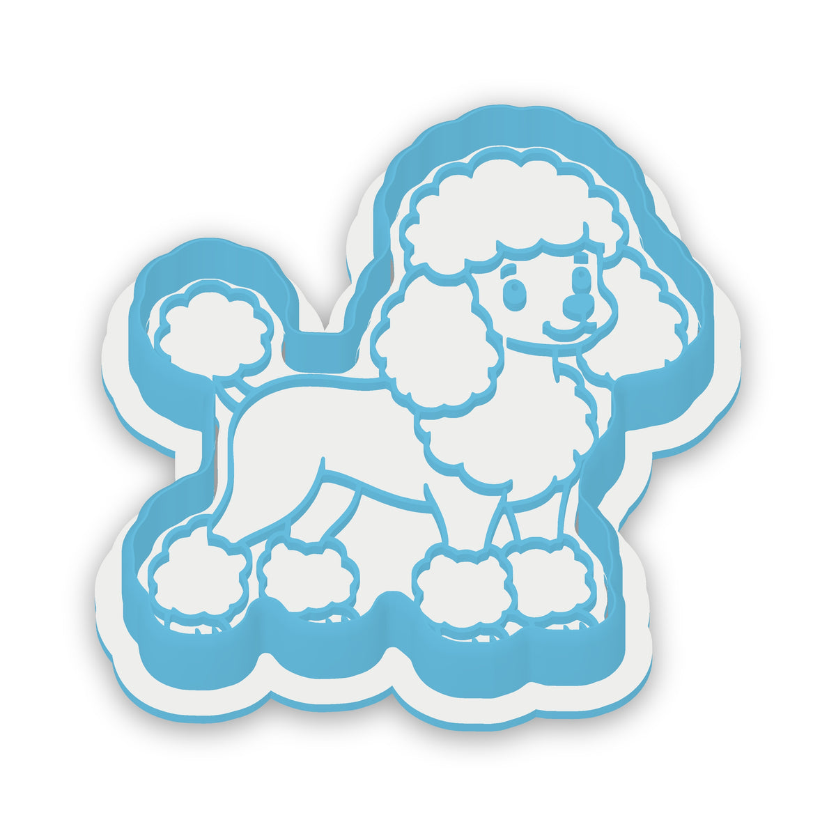 Poodle assembled cutter and embosser