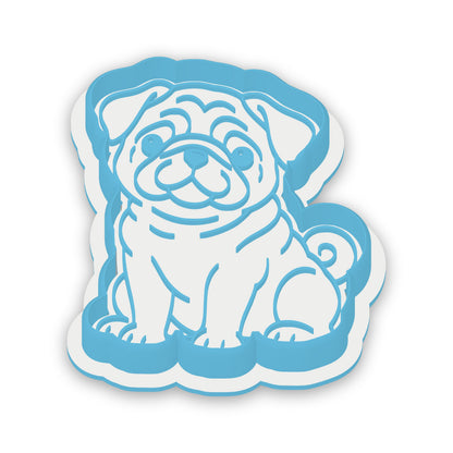 Pug assembled cutter and embosser
