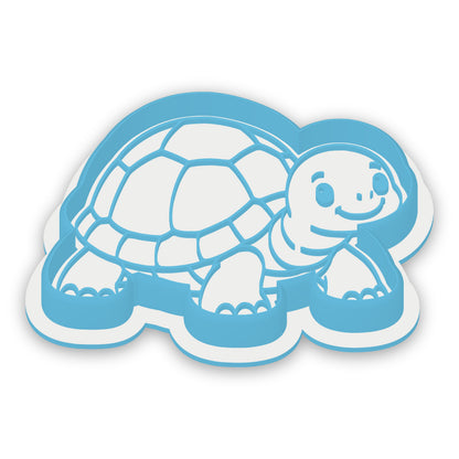 Turtle assembled cutter and embosser