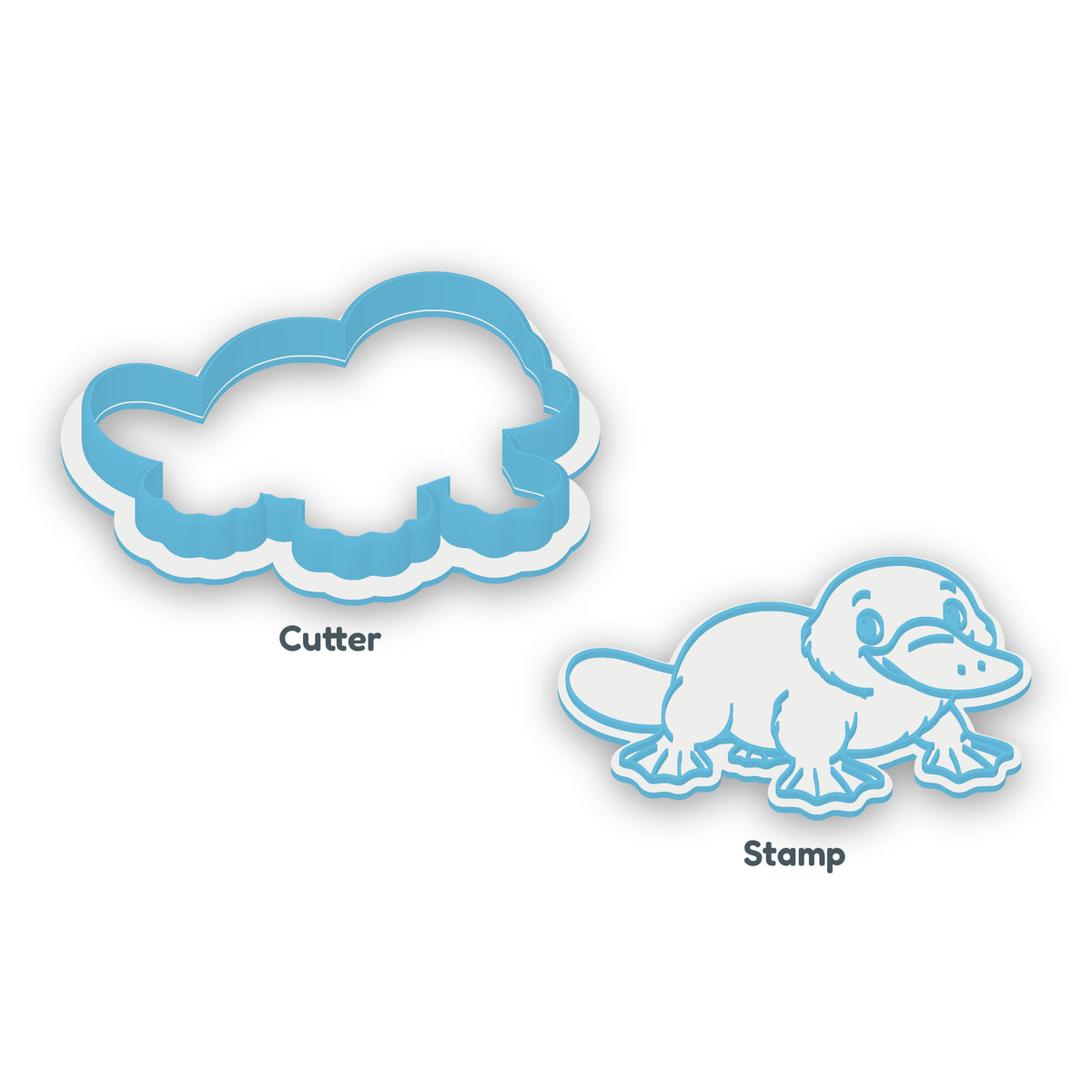 Platypus Cookie Cutter & Embosser Set