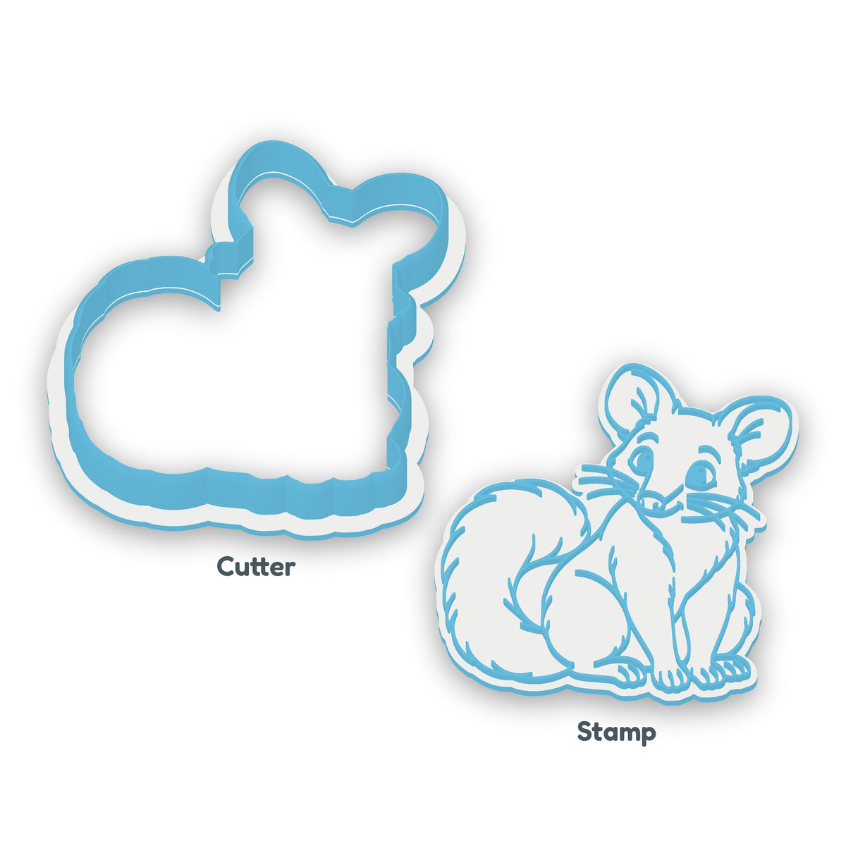 Possum Cookie Cutter & Embosser Set