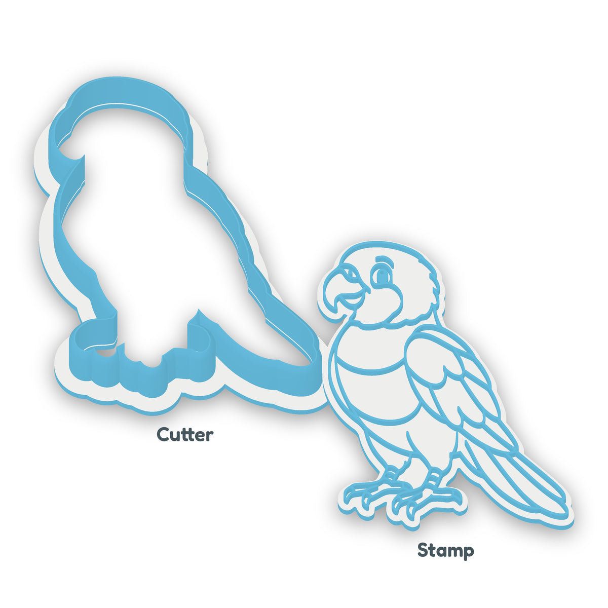 Rainbow Lorikeet Cookie Cutter & Embosser Set