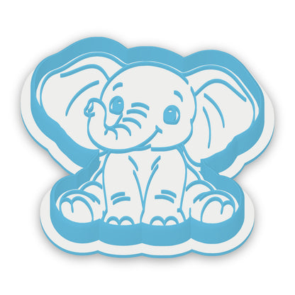 Baby Elephant assembled cutter and embosser