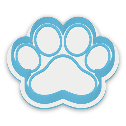 Paw Print assembled cutter and embosser