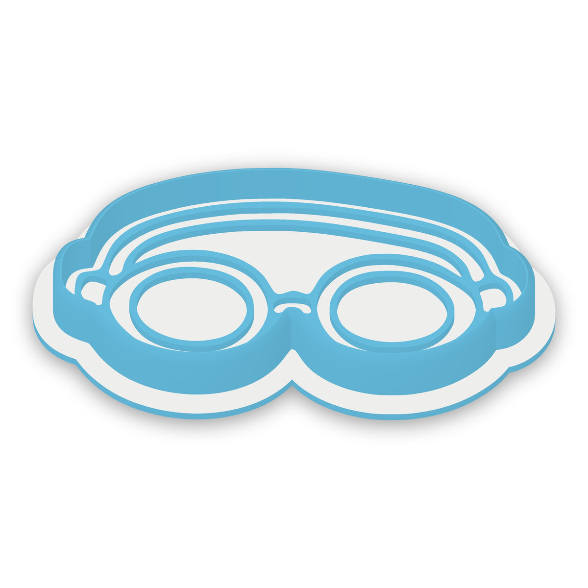 Swimming Goggles assembled cutter and embosser