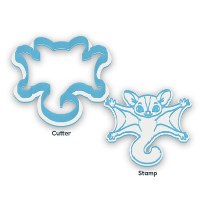 Sugar Glider Cookie Cutter & Embosser Set