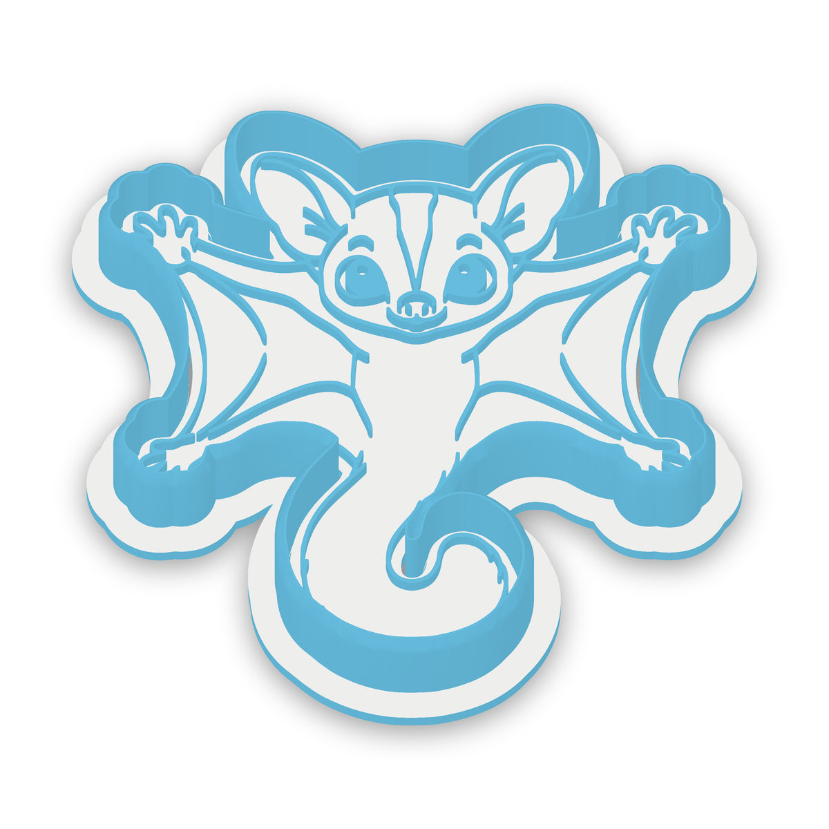 Sugar Glider Cookie Cutter & Embosser Set
