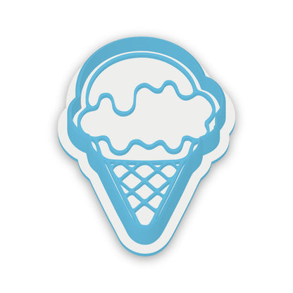 Ice Cream Cone assembled cutter and embosser