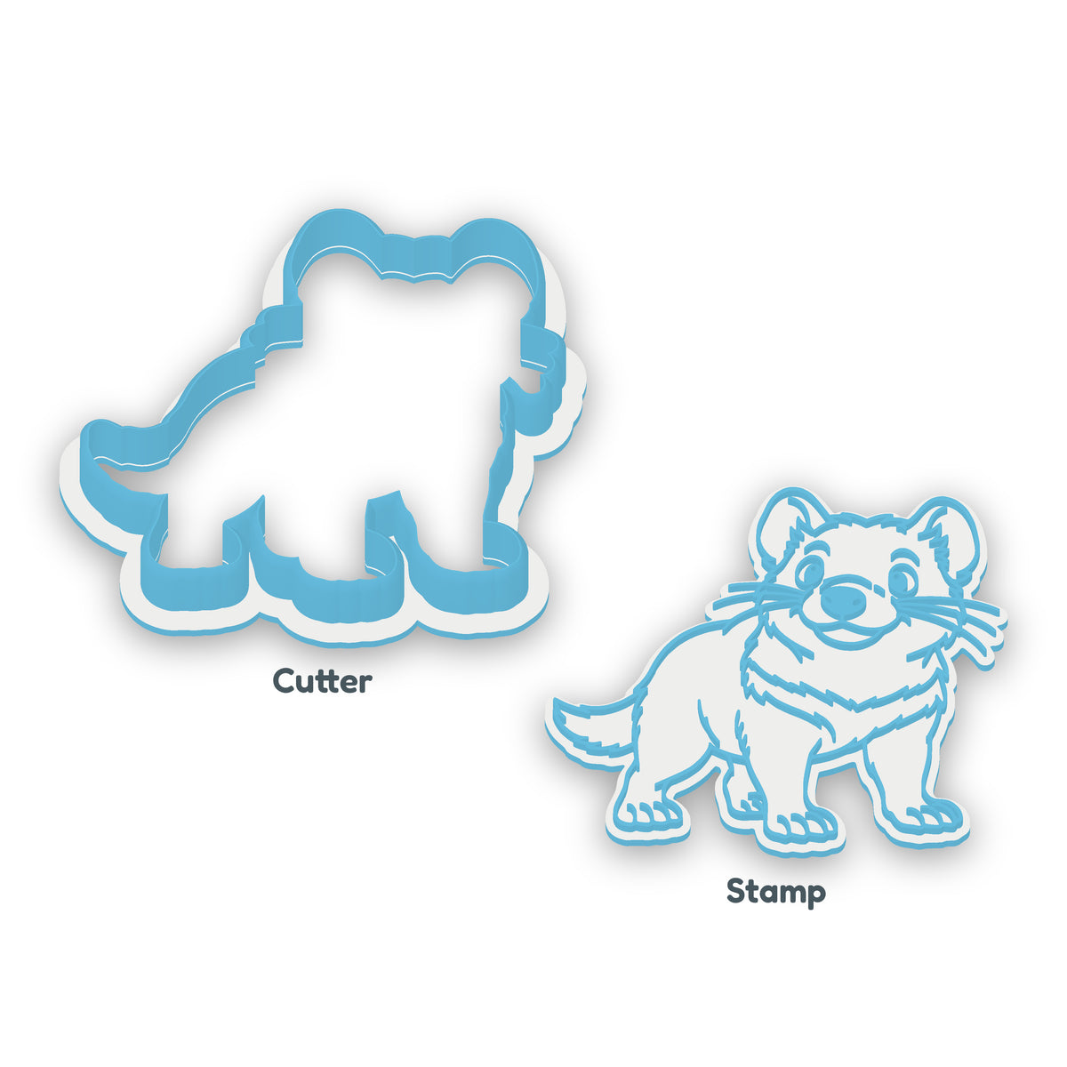 Tasmanian Devil Cookie Cutter & Embosser Set
