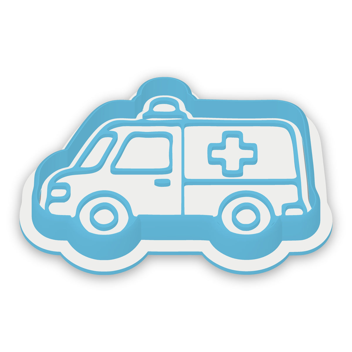 Ambulance assembled cutter and embosser