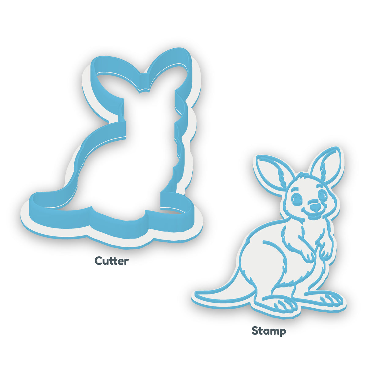 Wallaby Cookie Cutter & Embosser Set
