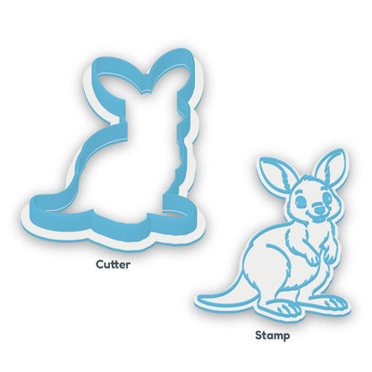 Wallaby Cookie Cutter & Embosser Set