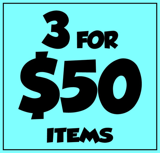 3 for $50
